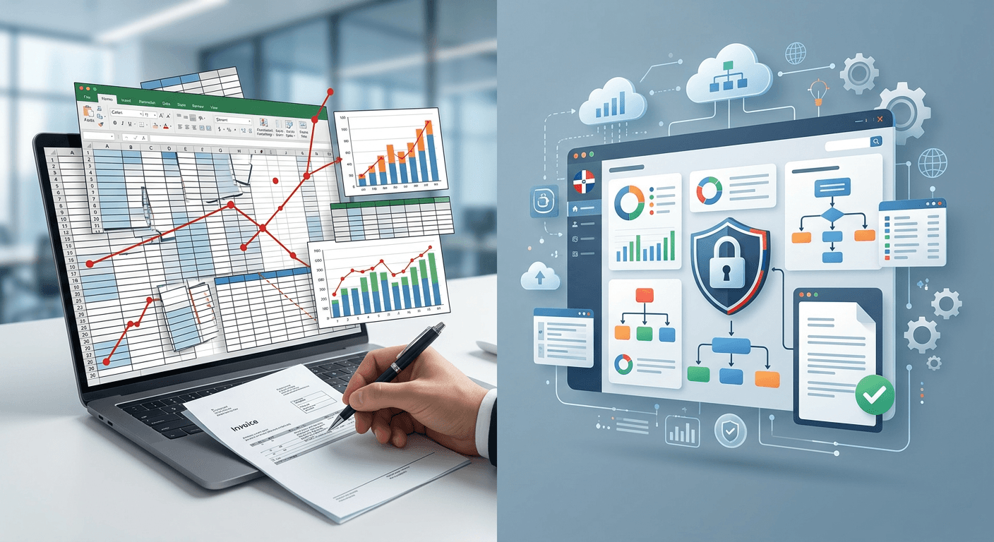 Por qué tu sistema de ventas en excel no sirve para la Facturación Electrónica en RD