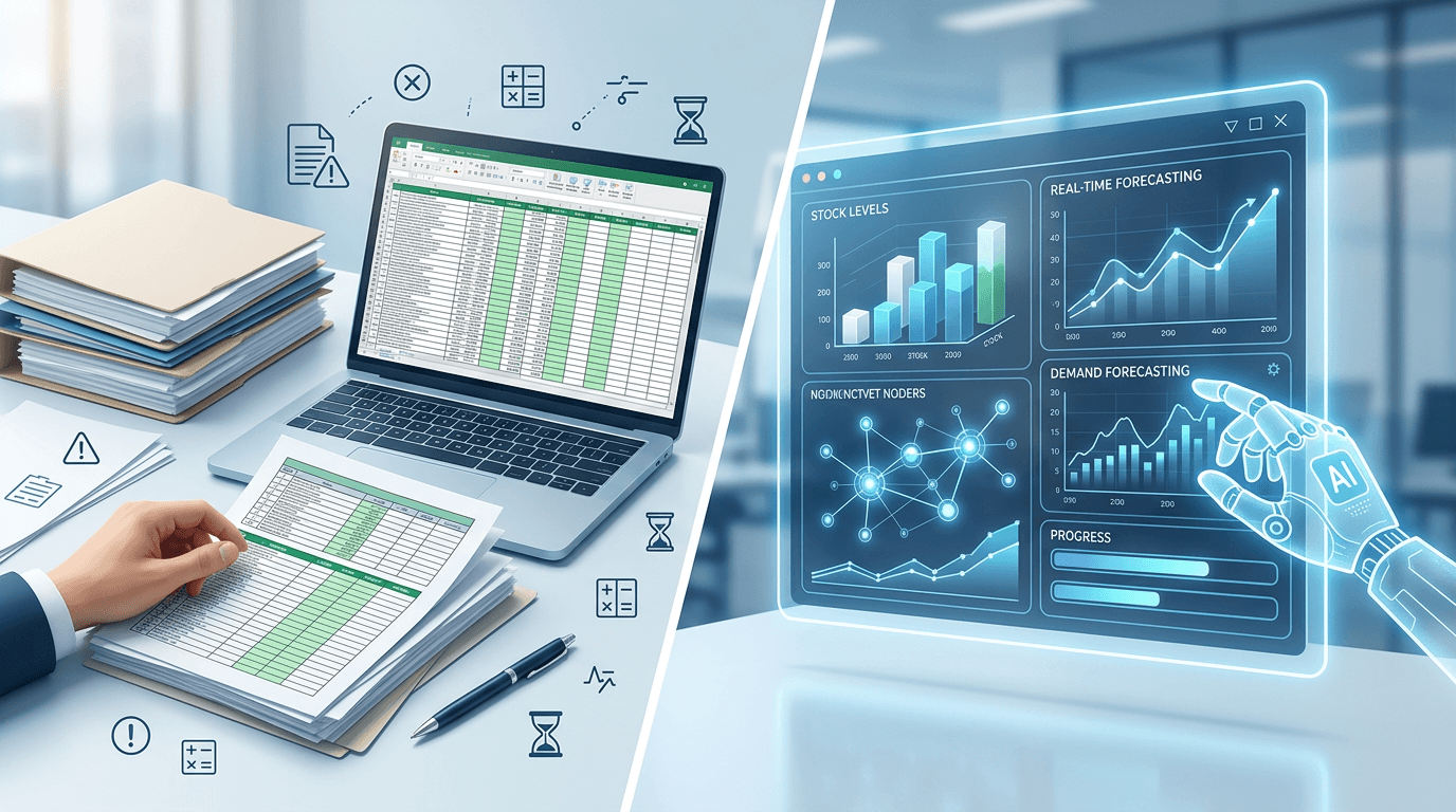 Featured image for: The Hidden Cost of Free Excel Inventory Control vs. Artificial Intelligence