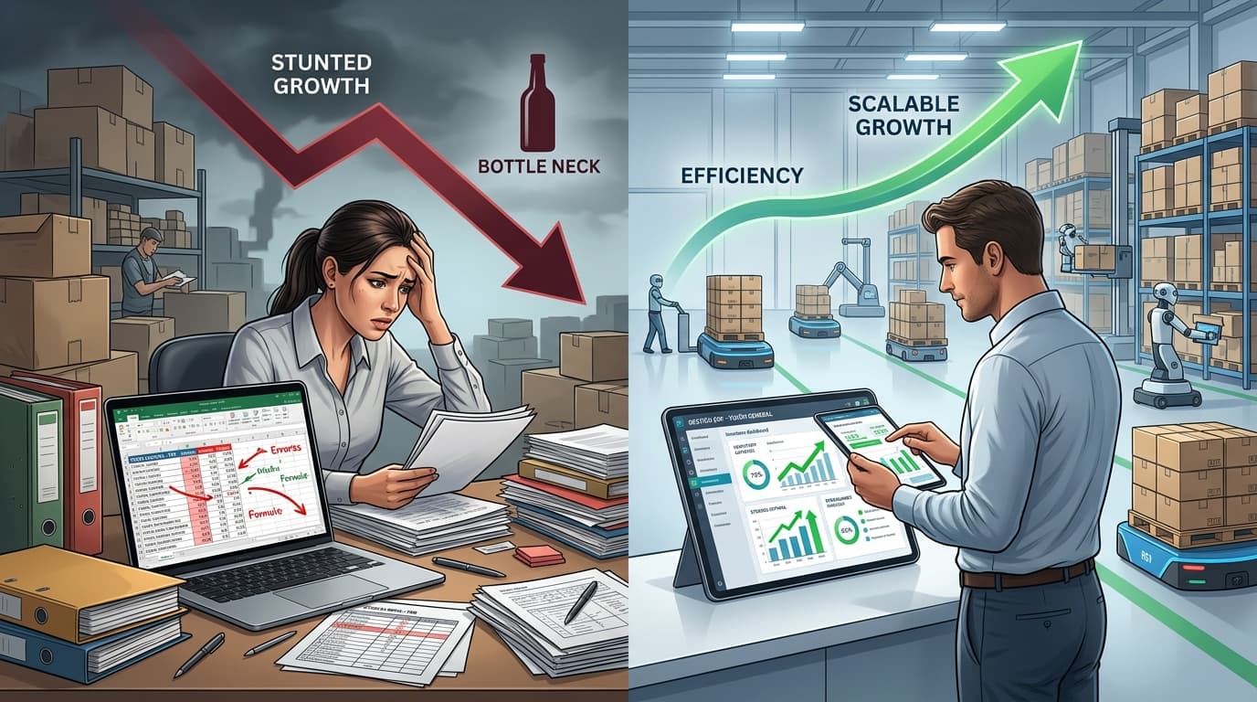 Featured image for: Why Inventory Control in Excel Is Stunting Your Company's Growth