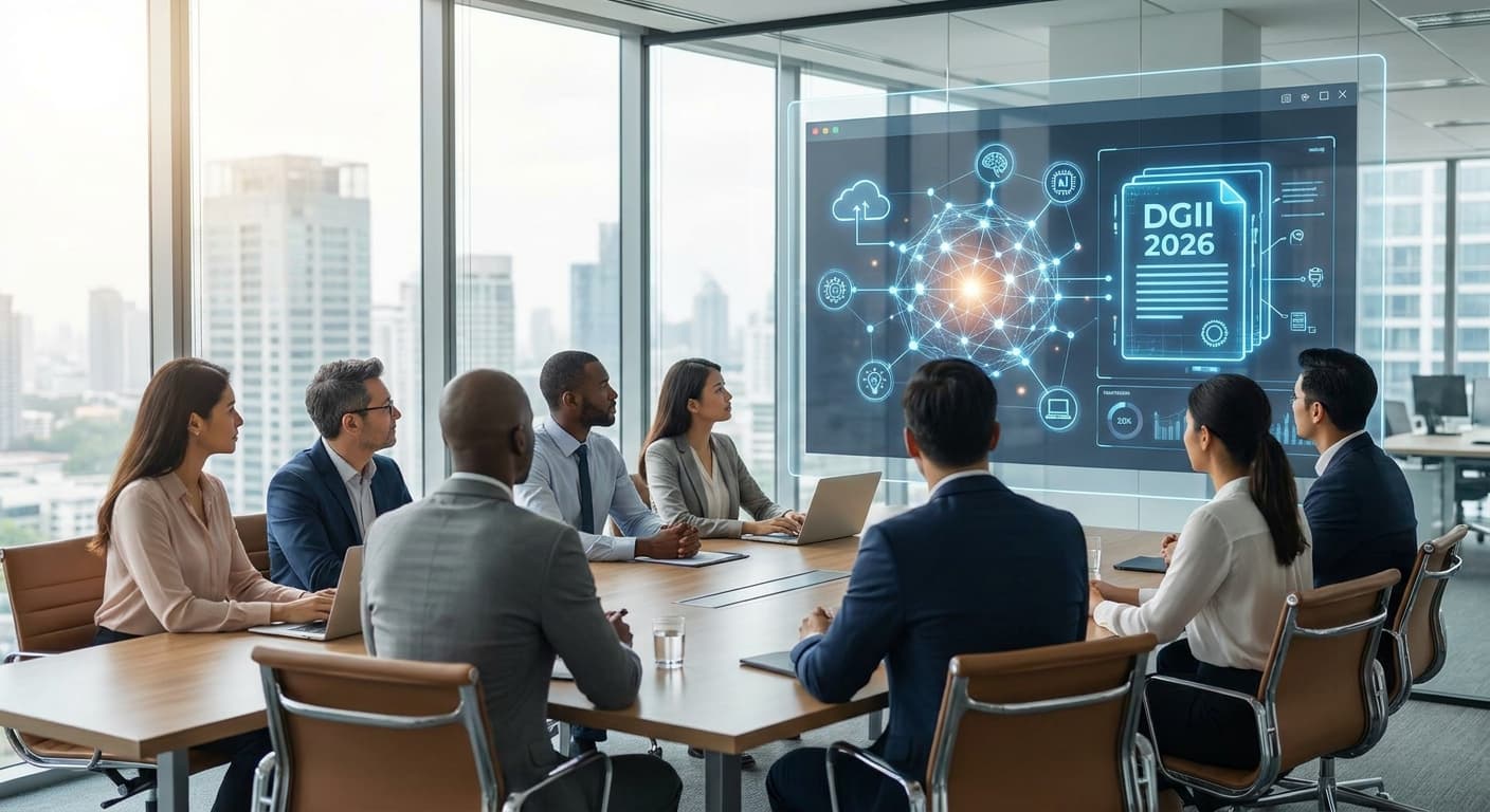 Empresa dominicana adaptándose a la facturación electrónica e-CF 2026