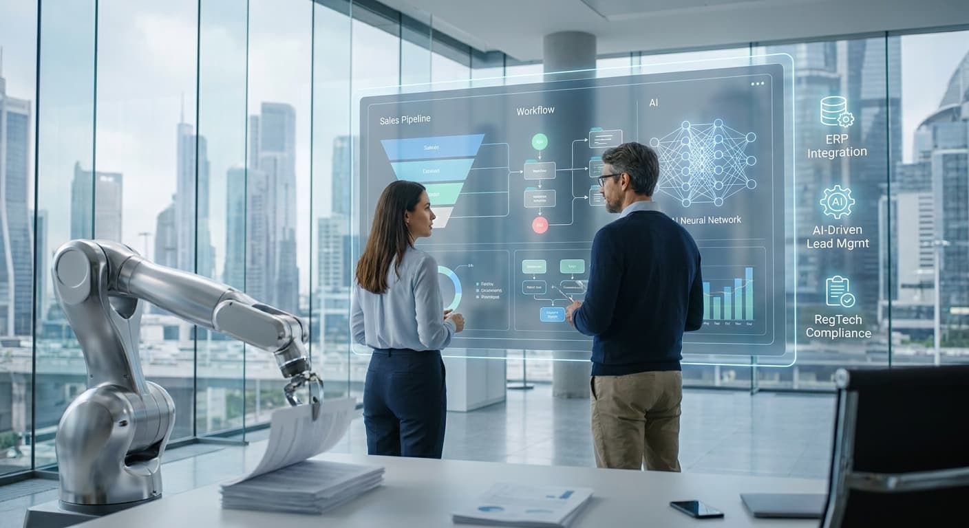 Featured image for: Automatización de ventas B2B: Integrando inteligencia artificial para infraestructura y gestión de leads en 2026