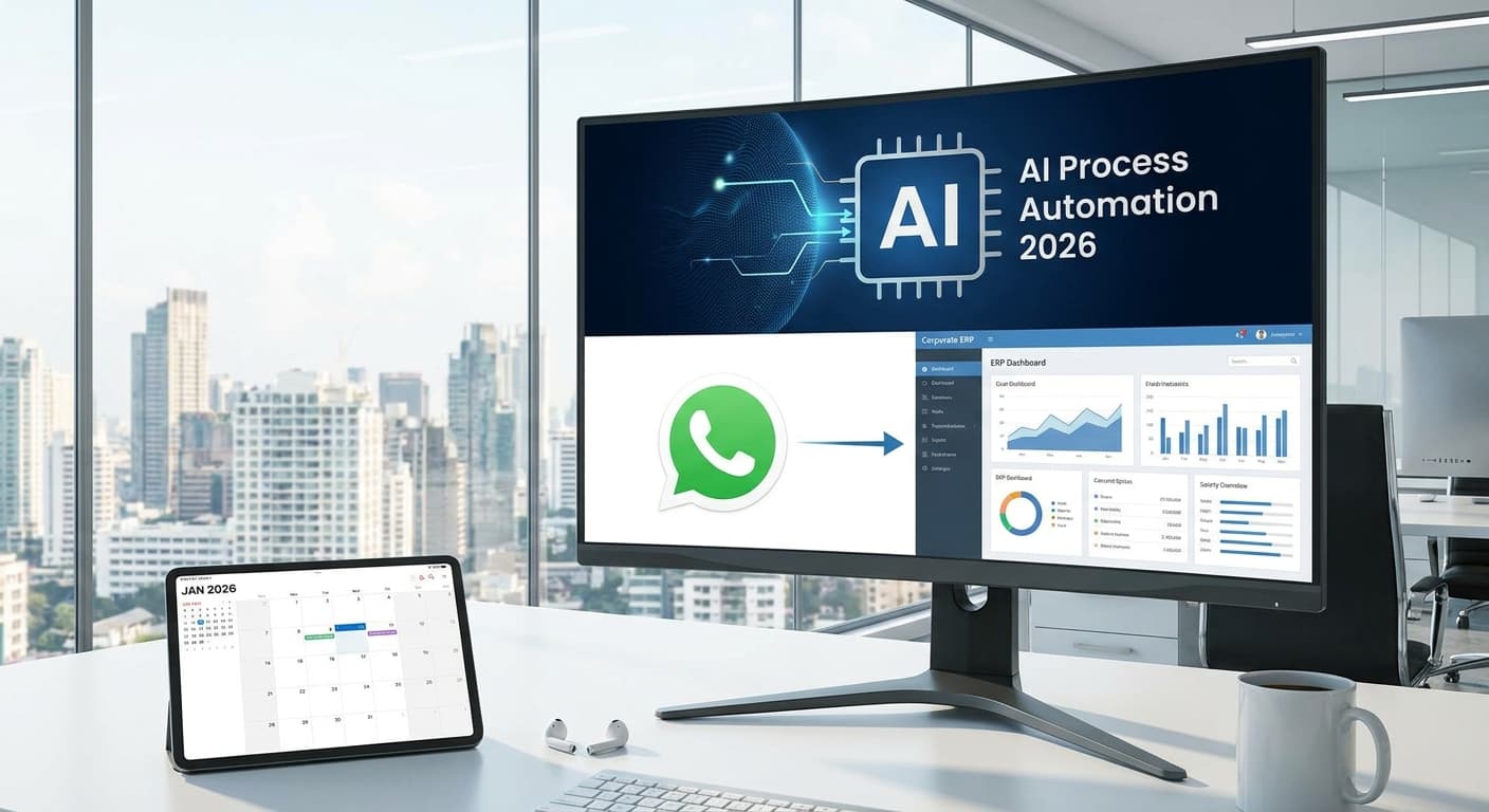 Featured image for: Automatización de Procesos: Integrando WhatsApp y ERP para una gestión sin fricciones en 2026
