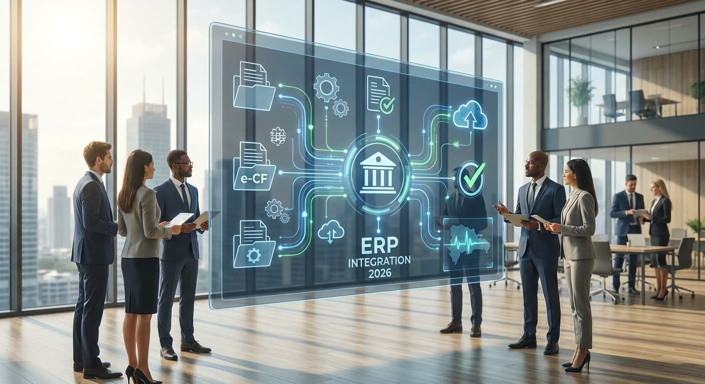 Featured image for: Automatización de la recepción de e-CF: Integración inteligente con tu ERP en 2026