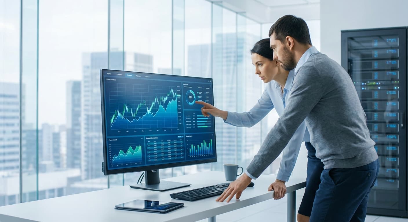 Dashboard de ERP mostrando cálculo automático de retenciones de ISR e ITBIS con comprobante fiscal electrónico listo para envío a la DGII