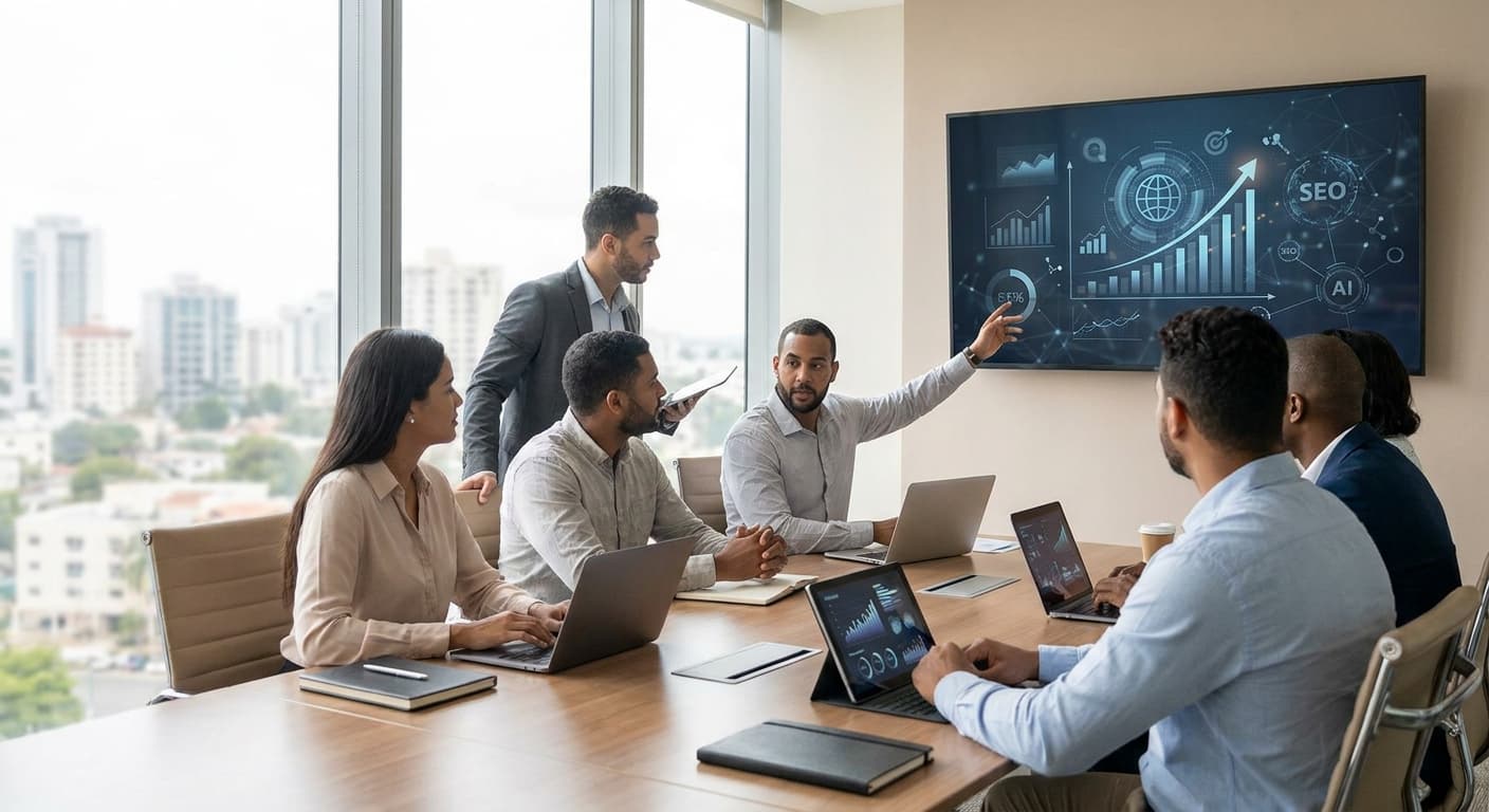 Featured image for: SEO B2B para pymes dominicanas: Cómo posicionar tu empresa de servicios o industria en Google y atraer clientes calificados sin pagar un peso en anuncios este segundo semestre 2026