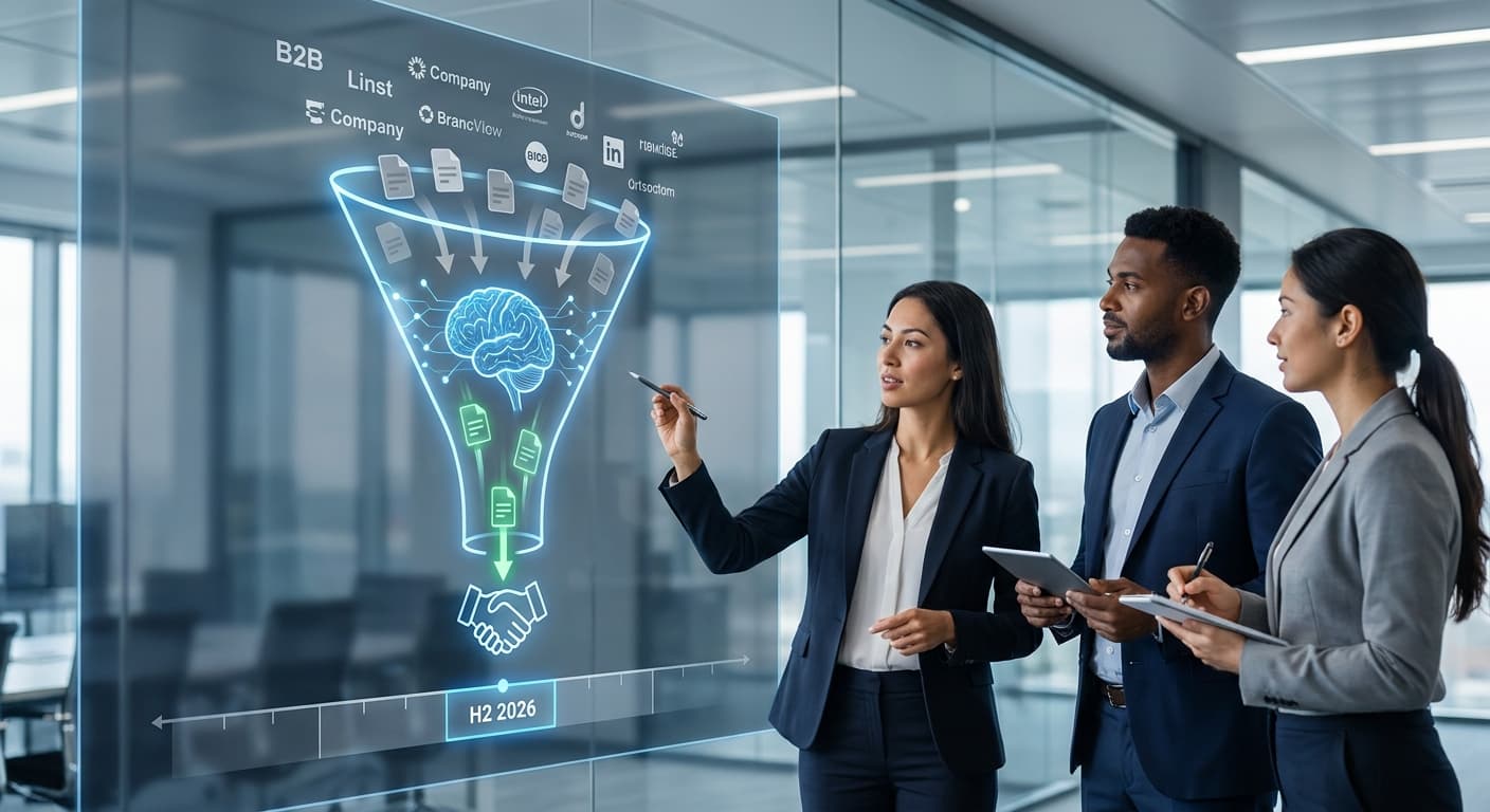 Featured image for: Lead Scoring automático con IA: Cómo priorizar tu pipeline B2B para que tus vendedores solo persigan los leads que van a cerrar este segundo semestre 2026