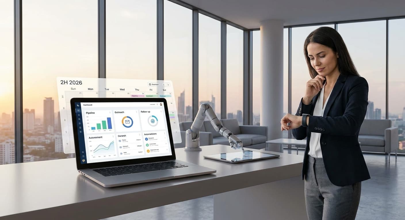Dashboard de automatización de prospección LinkedIn B2B con pipeline de reuniones calificadas y seguimiento multicanal