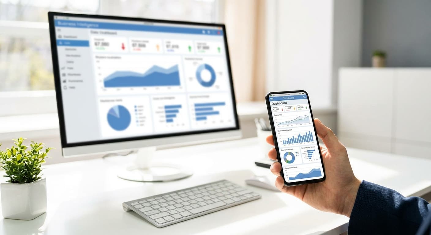 Featured image for: De los datos al dashboard sin tocar Excel: Cómo convertir la información transaccional de tu ERP en dashboards accionables que lleguen al celular cada mañana — sin que tu analista pase 4 horas armando reportes este segundo semestre 2026