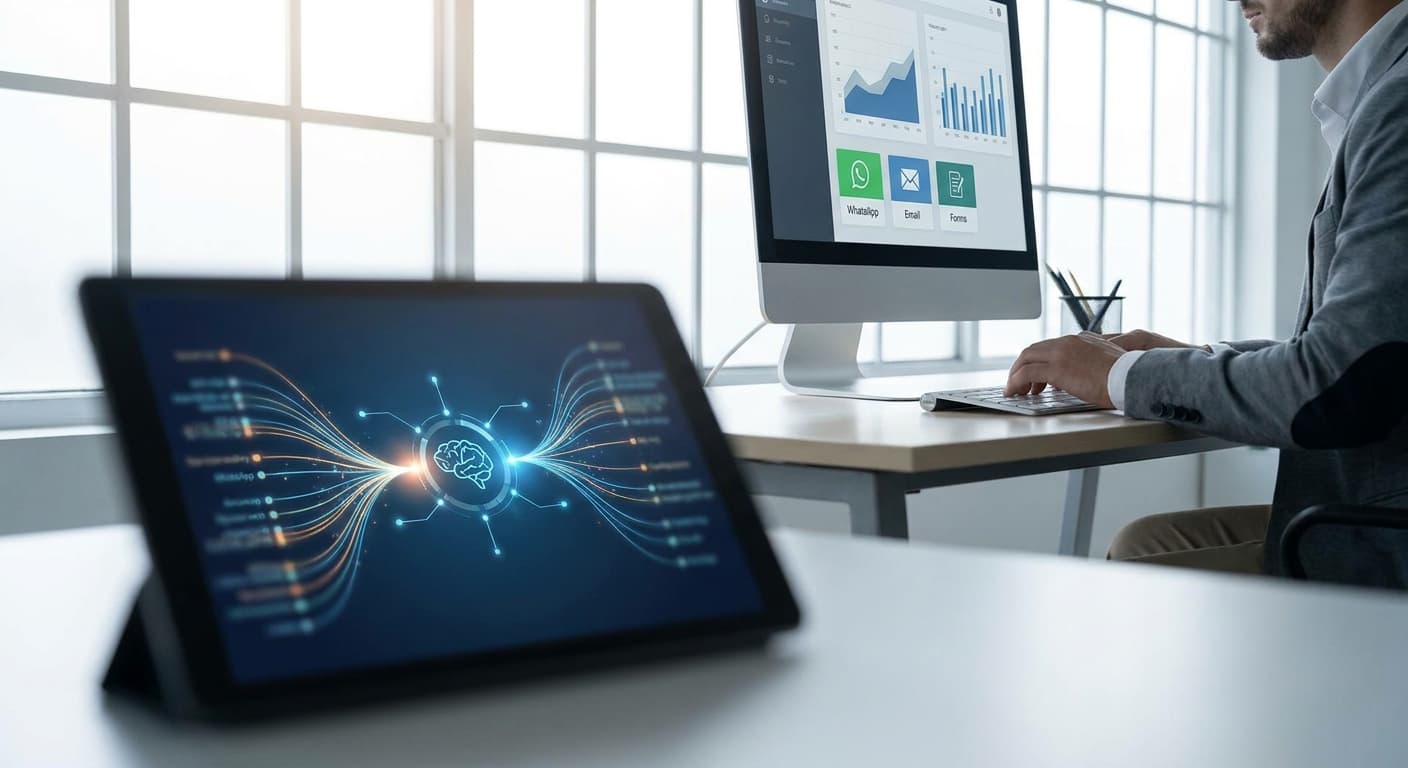 automatización de leads — Del mensaje perdido al lead que entra solo: Cómo la IA captura, clasifica y prioriza cada prospecto
